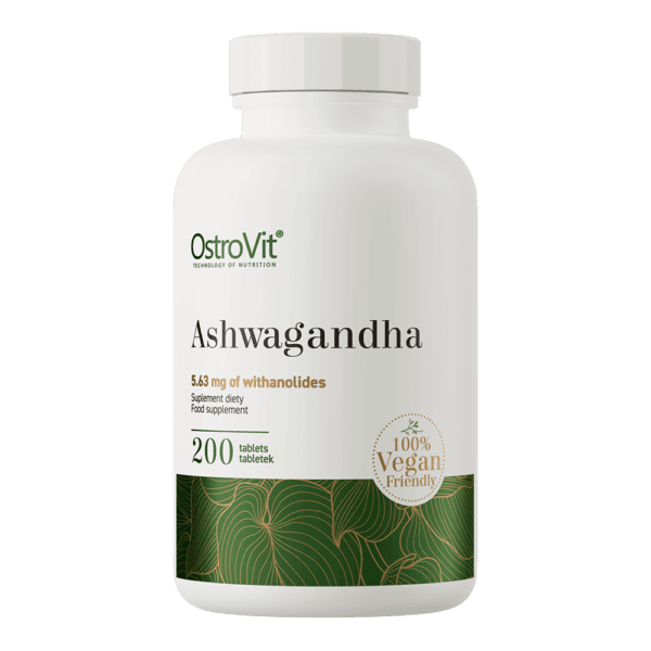 OstroVit Ashwagandha VEGE 200 tablettia