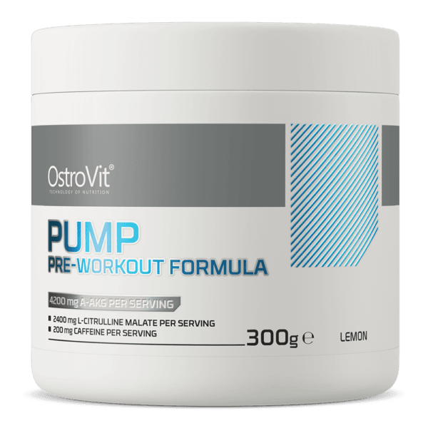 OstroVit PUMP Pre-Workout Formula 300 g sitruuna