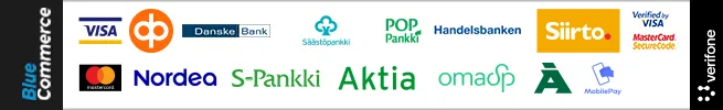 Laajat maksutavat: verkkopankit, maksukortit ja Mobilepay