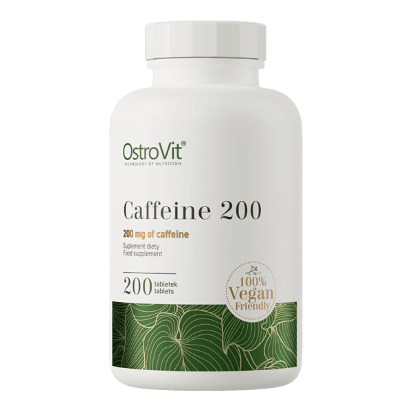 Kofeiini 200 mg VEGE 200 tablettia Ostrovit