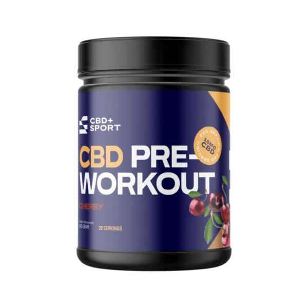 CBD Pre-Workout 400g kirsikka