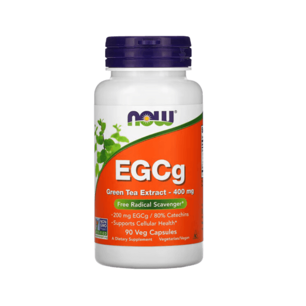 EGCg Green Tea Extract, 400 mg – 90 Vegaanikapselia NOW Foods