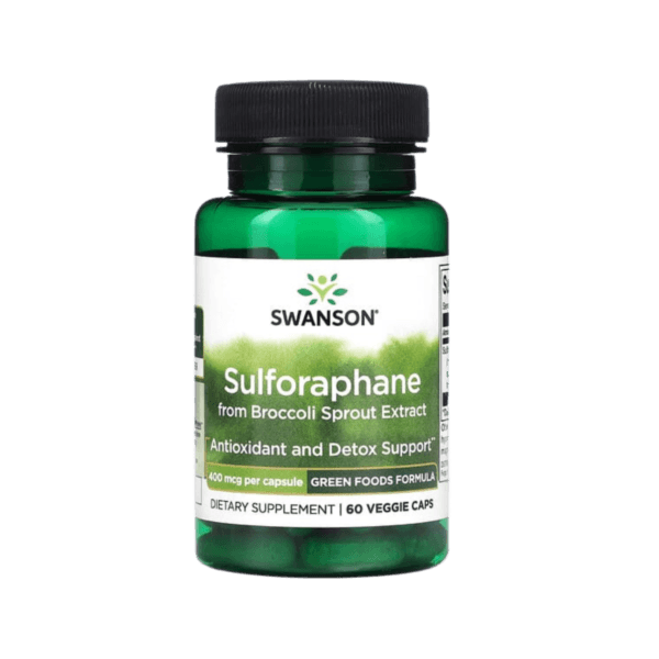 Sulforafaani Parsakaali-iduista, 400 mcg, 60 Kasvikapselia Swanson