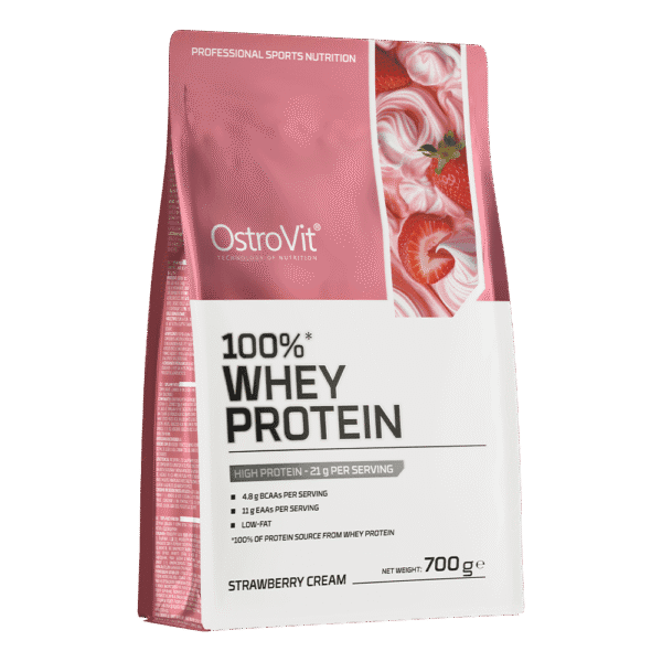 100% Whey Protein 700 g OstroVit Creamy strawberry
