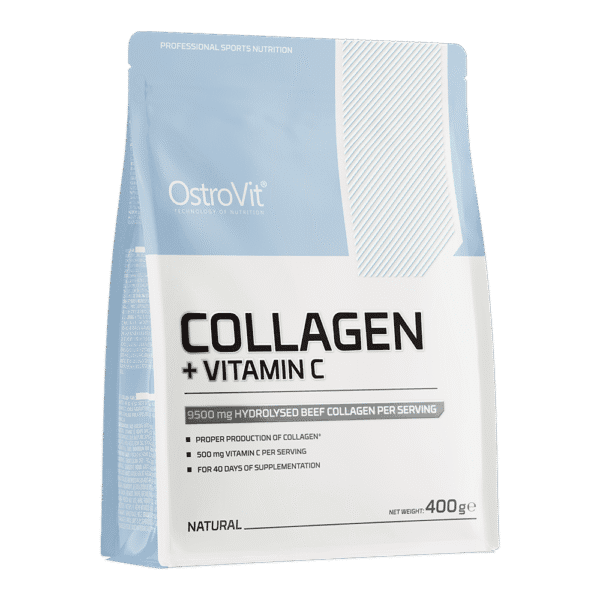 Collagen + Vitamin C 400 g OstroVit -Maustamaton