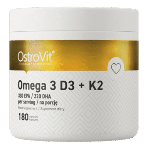 Omega 3 D3 + K2, 180 softgels OstroVit