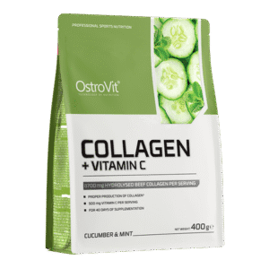 Collagen + Vitamin C 400 g OstroVit -kurkku-minttu