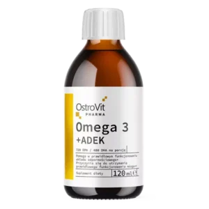 Omega 3 + ADEK nestemäinen (120 ml) OstroVit Pharma